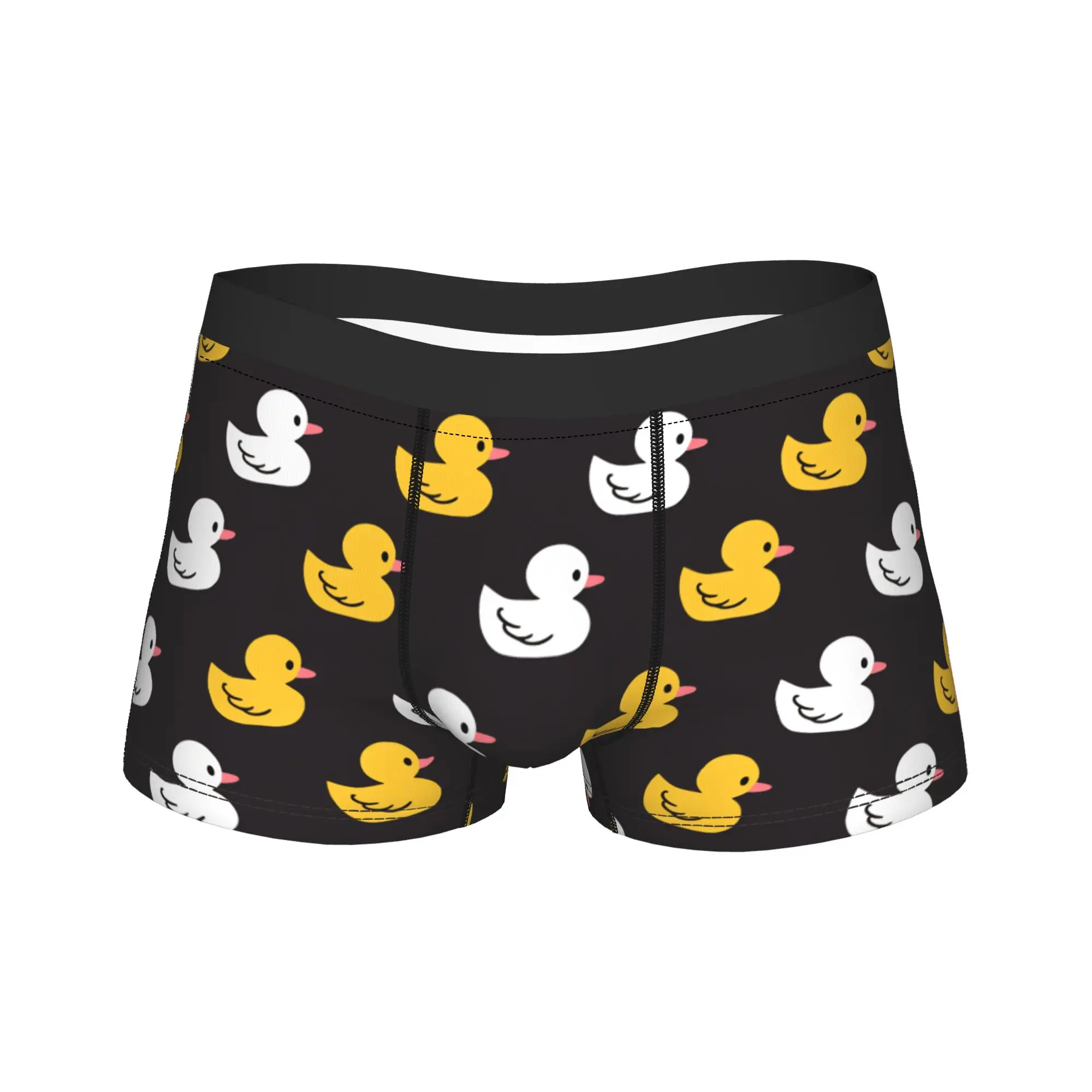 Rubber Duck Funny Animal Underwear  Man Boxer Brief Soft Trend Boxer Shorts High Quality Printed Plus Size Panties