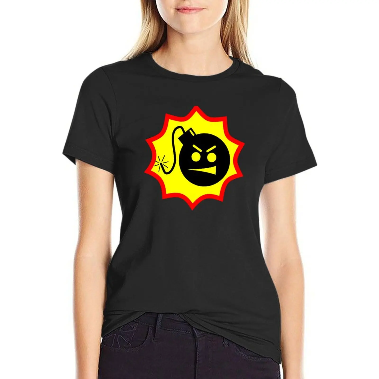 

Serious Sam logo T-Shirt summer top funnys aesthetic clothes new edition t shirts for Women