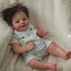 22Inch Shaya Reborn Doll Kits Cuddly Lifelike Real Bebe Reborn DIY Kit Reborn Acessórios Para Peças De Bebê Em Boneca Renascidos