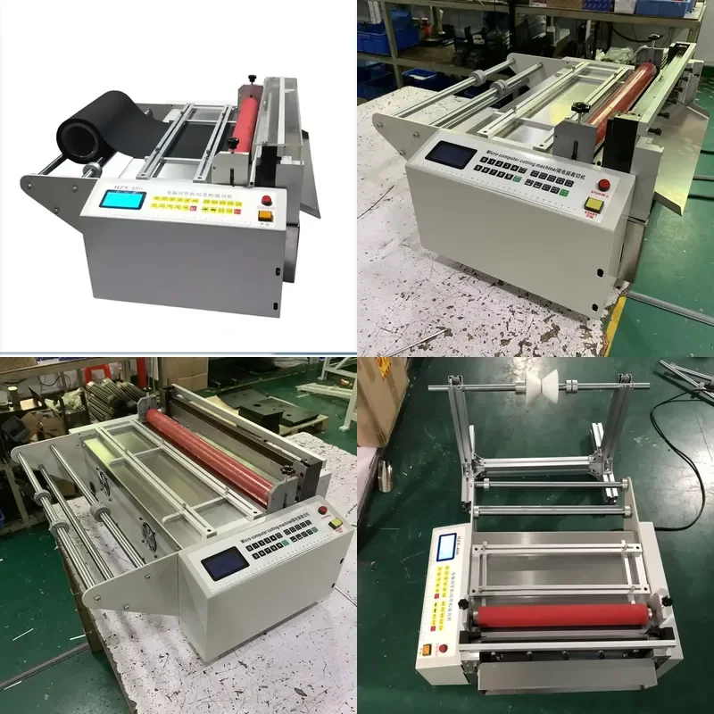850W automatic coil slicer 34m/min microcomputer controlled coil slicer, suitable for PE film, paper and fabric