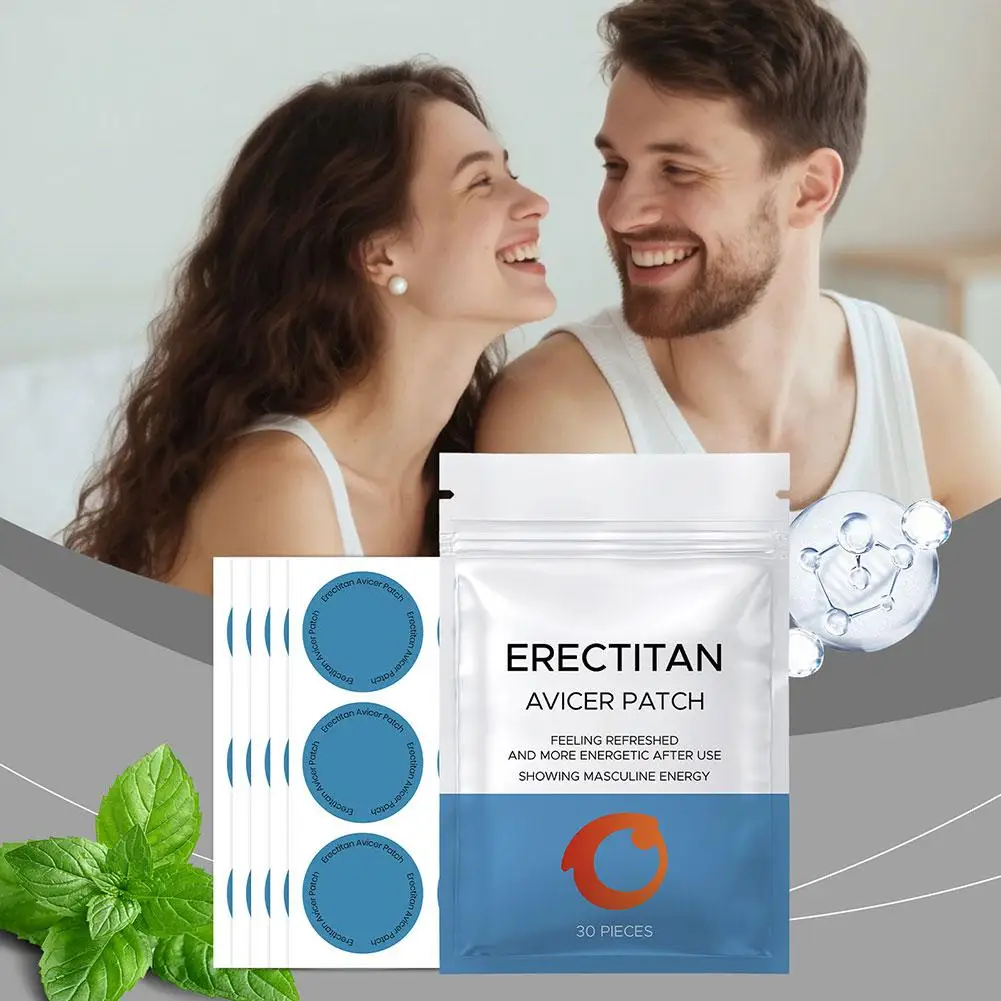 Natural Herbal Men's Vitality Patch Effective Energy Enhancement Support Deep Nourishing Easy Application Daily Care Patch
