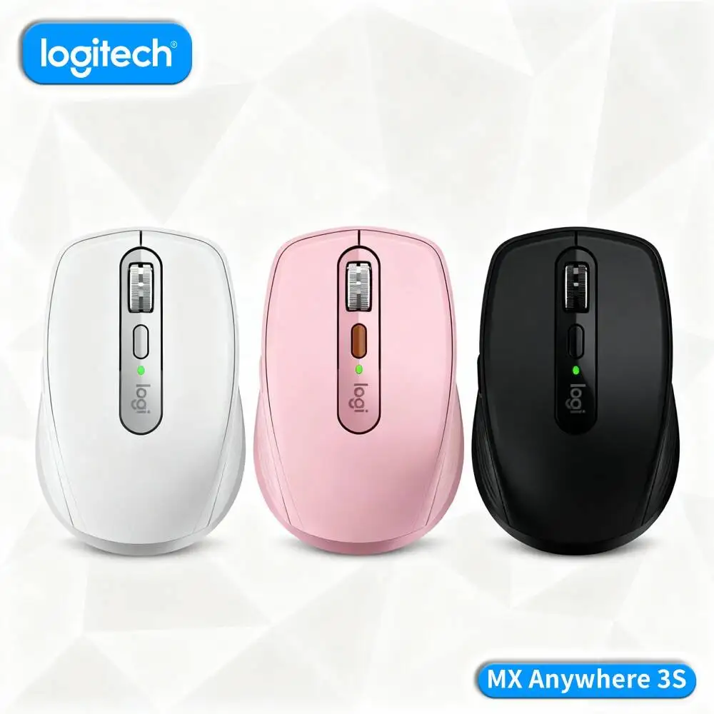 Travel MX Anywhere 3S - 8K DPI, 3-Device Bluetooth, Quick Charge, Perfect for Wine Short Trip & On-site Task