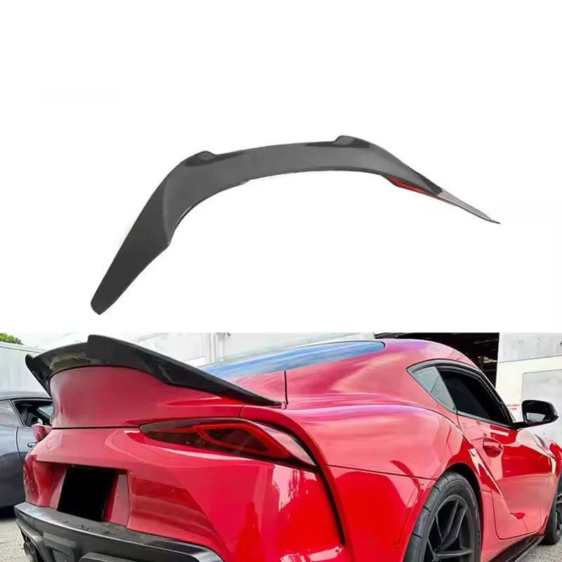 

Dry Carbon Fiber A90 Trunk Lid Spoiler for Toyota GR Supra Hatchback 2-Door 2020-2021