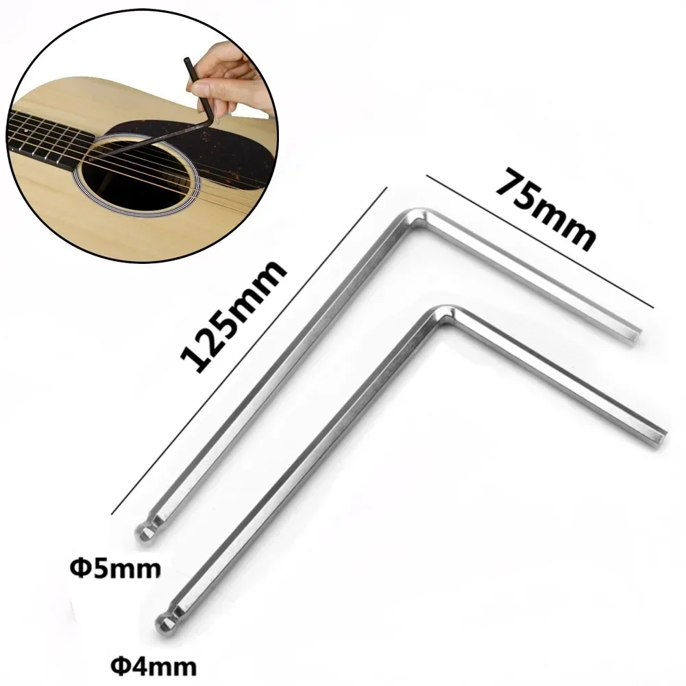 4mm 5mm Ball End Guitar Truss Rod Tool Allen Wrench For Martin Acoustic Guitar For Locking Hexagonal Screws