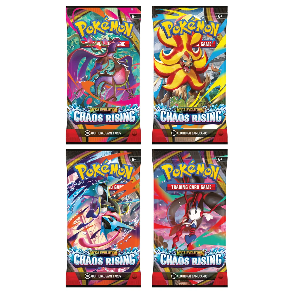 2026 Pokémon Kaarten Chaos Rising Booster Box 36 Pakketten 360 Kaarten Engels TCG Verzamelbaar Trading Card Game Speelgoed voor Kinderen Cadeau