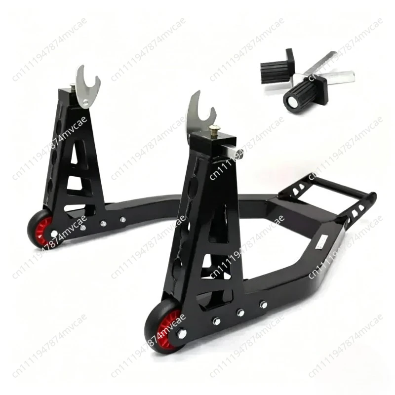 Aluminum Alloy Motorcycle Front / Rear Wheel Lift Stand Load-bearing 450kg For Tire Repairing Tool