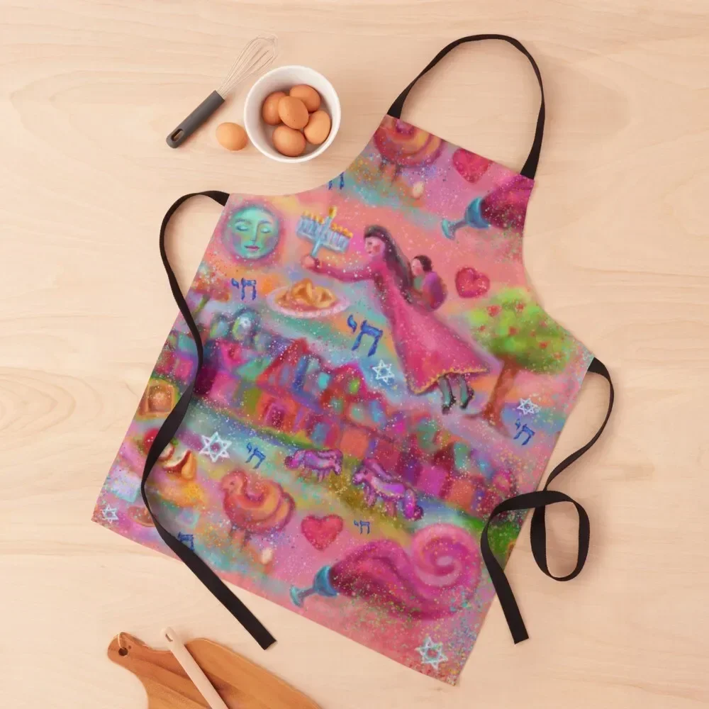 

To Life Apron For Girl Korean Funny Apron