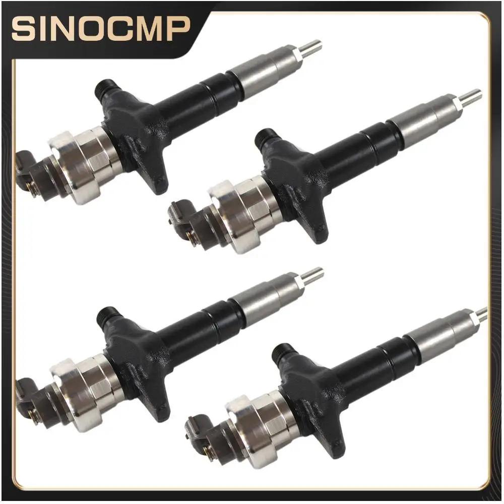 

4pcs Fuel Injectors 095000-6980 8-98011604-1/5 8980116043 For Denso Isuzu DMAX Fuel Supply System Fuel Pumps Brand New