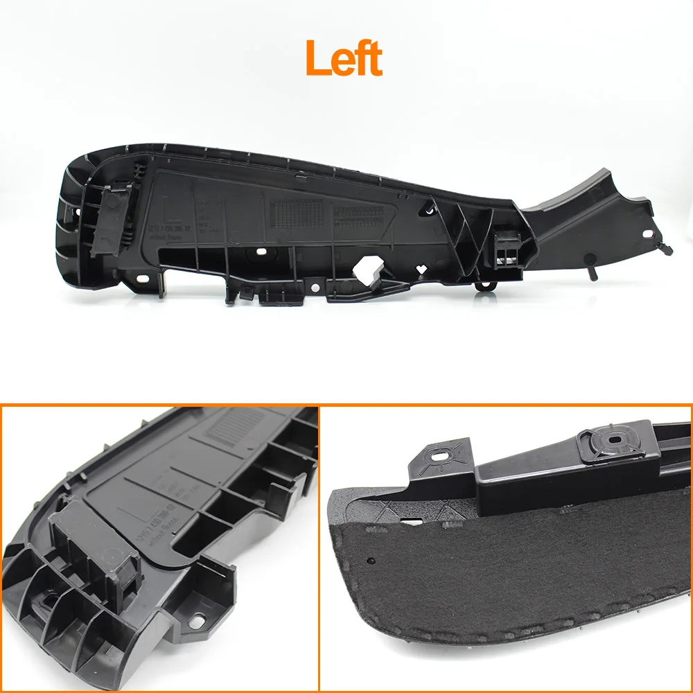 Cubierta de soporte de Panel de marco de soporte lateral de asiento delantero izquierdo y derecho para BMW X5, X6, F15, F16, F85, F90, 52107317459