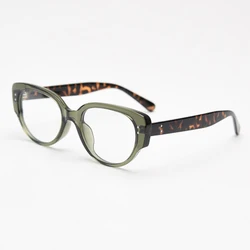 New unisex cat eye square glasses for men women pc frame glasses plain glasses Nearsighted Eyewear  Myopia Glasses -1.0 -2.5 -2