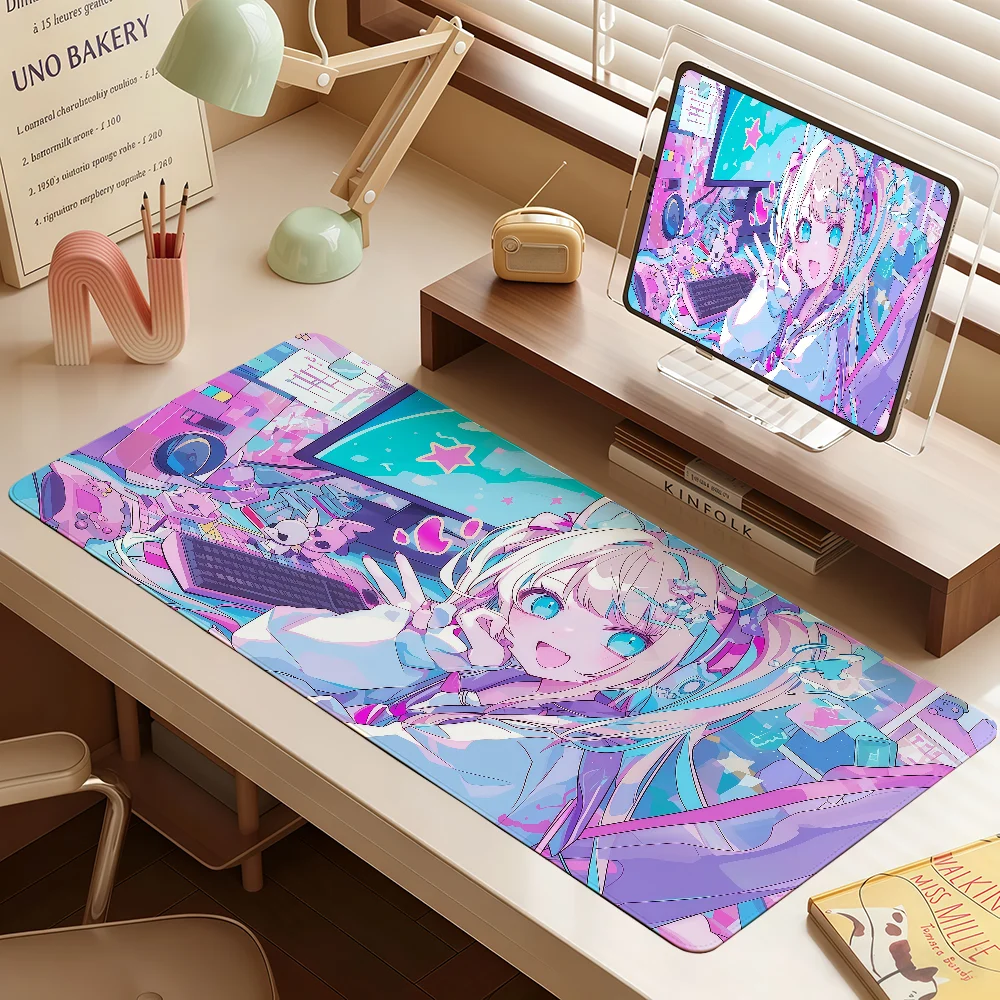 Needy Streamer Overload Mouse Pad Large Non-slip Lockedge Desktop Computer Desk Mat Keyboard MousePad Office Gamer Student