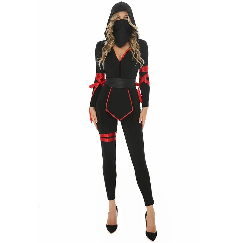 HAni 2025 Halloween Costumes for Women Men Ninja Costume Adult Anime Japanese Warrior Cosplay Clothing Suit ☆★ww