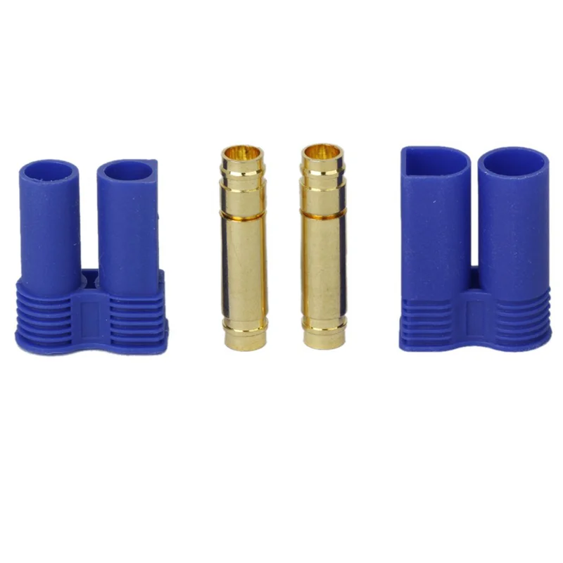 25 زوجًا من موصل رصاصة قابس الموز EC5 أنثى + ذكر لبطارية ليبو RC ESC/محرك-TCES