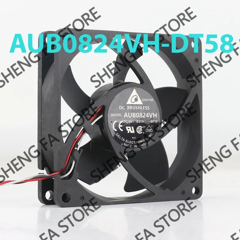 AUB0824VH coolingfan Delta 5V 12V 48V DC24V 0.21A AC EC 8025 80X80X25MM 8CM inverter chassis large air volume industrial control