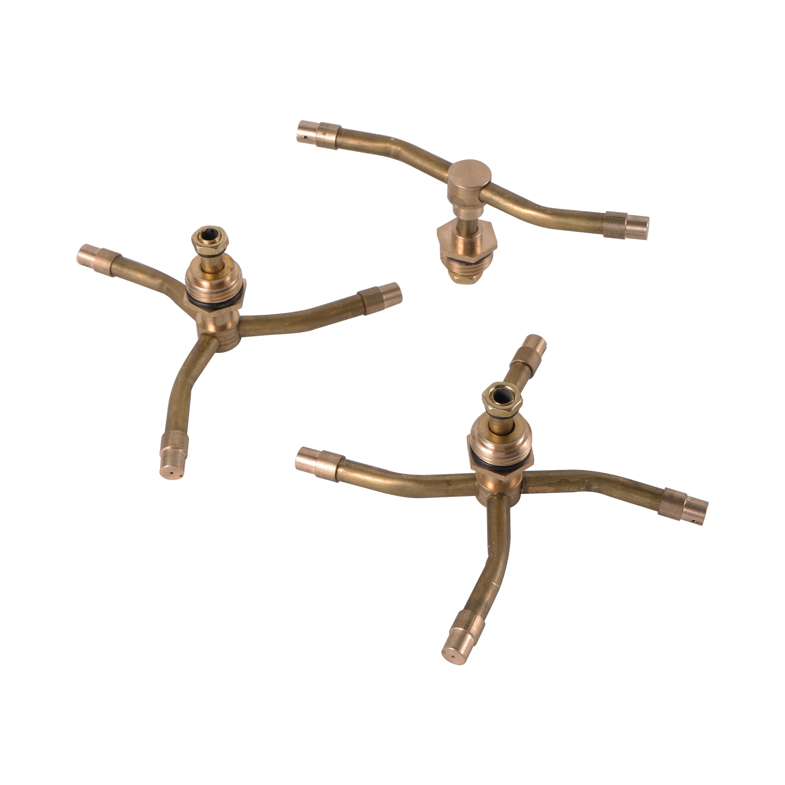 

2/3/4 Arm Copper Rotary Sprinkler Automatic Garden Lawn Water Sprinklers Yard Watering Irrigation Tool For Home Garden Whirling
