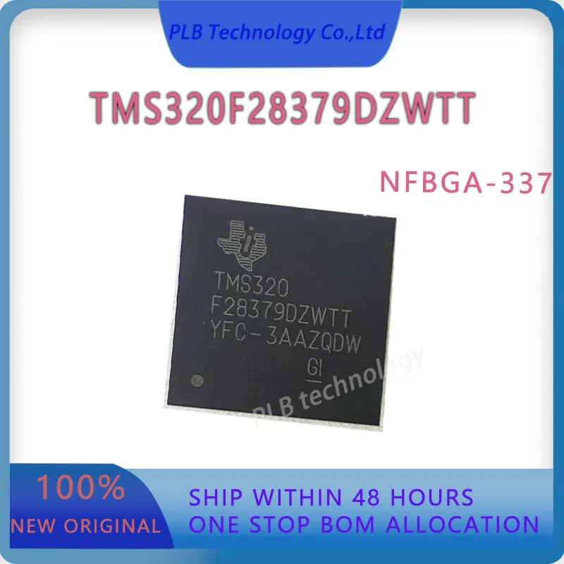 TMS320F28379 TMS320F28379DZWTT NFBGA-337 C2000 32bit MCU with 800 MIPS 2xCPU 2xCLA FPU TMU 1024 KB flash CLB EMIF 16b ADC