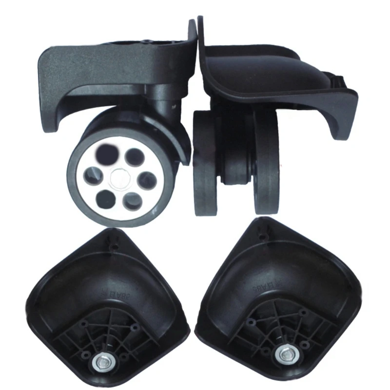 

066C 1 pair Replacement Wheels Repair Accessories for Luggage Trolley Suitcase Wheels