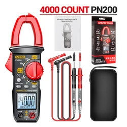 PN200 Digital Clamp Meter DC/AC 600A Current 4000 Counts Multimeter Ammeter Voltage Tester Car Hz Capacitance NCV Ohm Tester