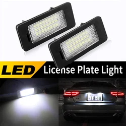 2pcs Canbus LED License Number Plate Lights For Skoda Octavia Combi 5E A7 Superb B6 Yeti Fabia MK3 Rapid 5N0943021 1K9943021A