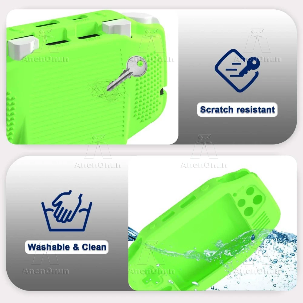 Silikonhülle für RG34XX mit Trageband, sturzsicher, kratzfest, rutschfester Griff, hochwertige, langlebige, rundum schützende Softshell-Hülle – Detail 12