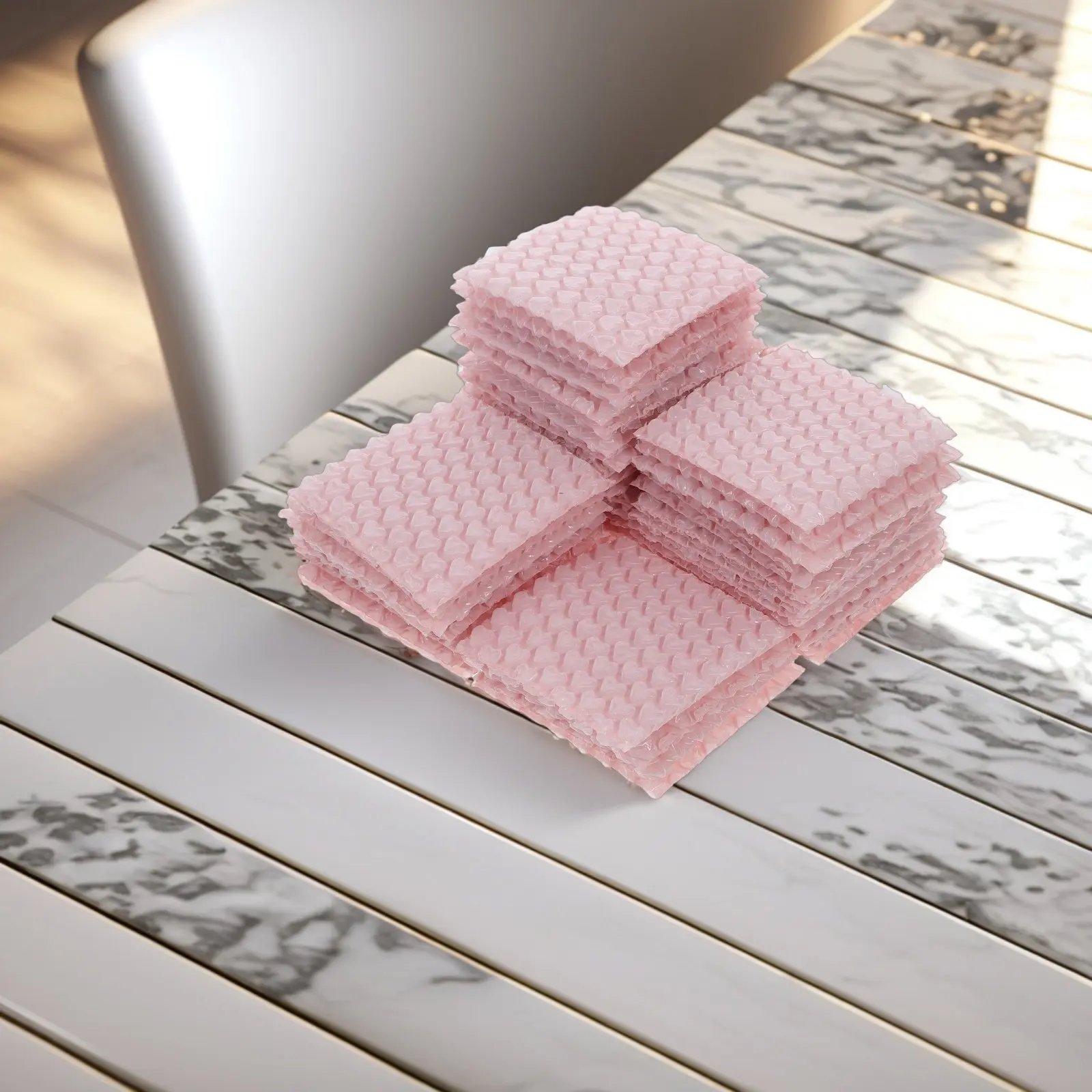 50Pcs Heart Shaped Bubble Bags Thickened Shockproof Protective Packaging Cushion for Shipping Small Business Mailing