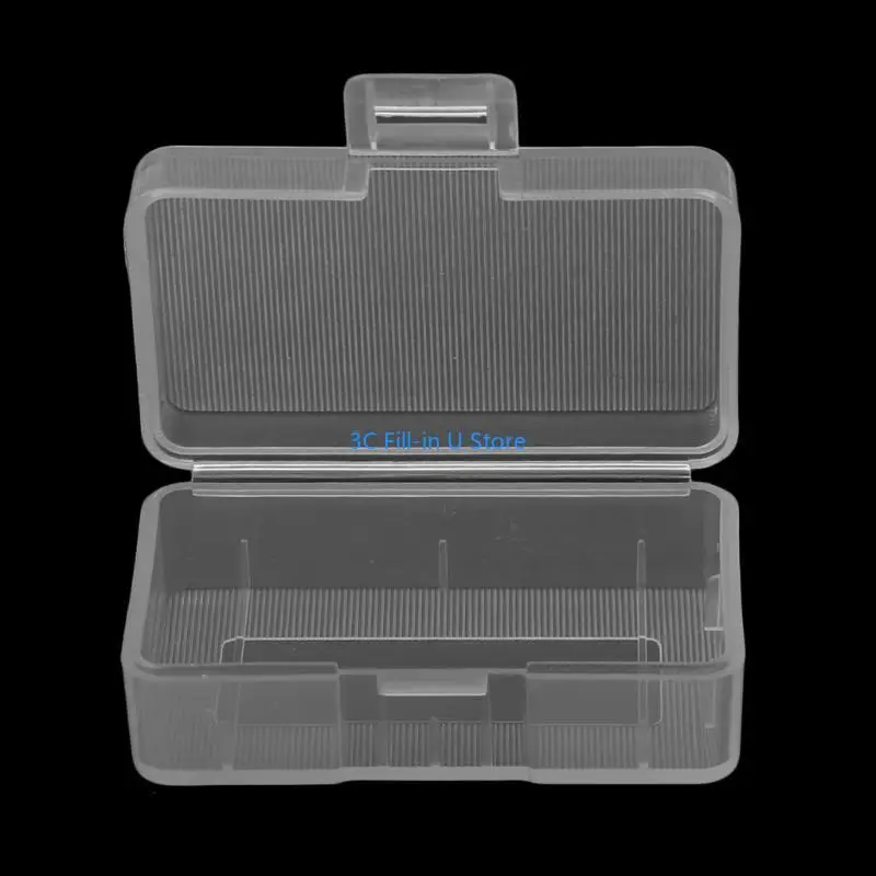 G8TA Hard Plastic 9V Battery Case Storage Box Case Clear for 2Pcs LR06