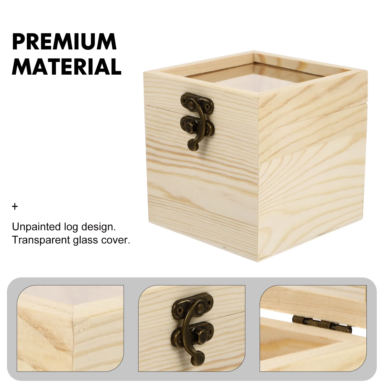 

Wooden Eternal Flower Box Christmas Gift Birthday Practical Storage Multi-purpose