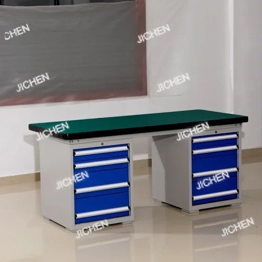 Banco HS DepositFitter, bancada de placa de aço resistente e pé ajustável