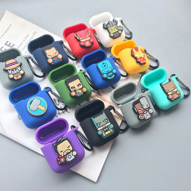 Disney-funda de silicona para auriculares inalámbricos, funda protectora con gancho para Apple Airpods 3 2 Pro, 2021