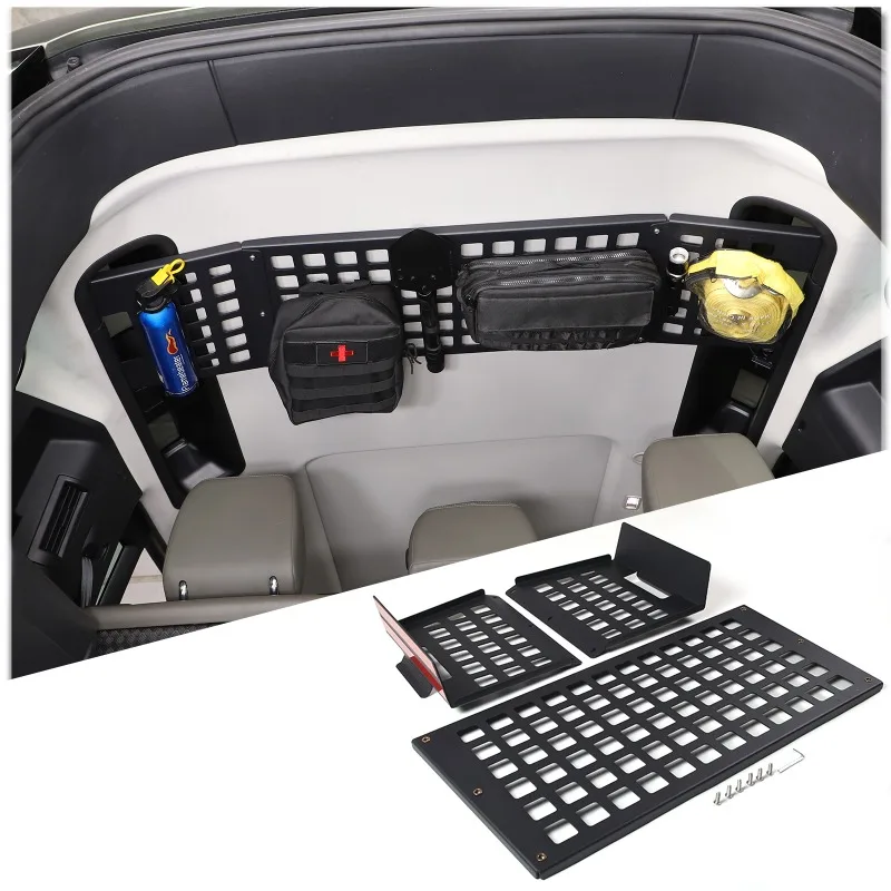 

Aluminum Alloy Car Trunk Roof Rack Storage Holder Bag Holder For Land Rover Defender 2020-2025+ Car Accessories