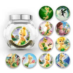 Cartoon Animated Fantasy Fairy Tinker Bell Circle Stickers Birthday Party Decorations Packaging Labels Teacher Reward Supplies