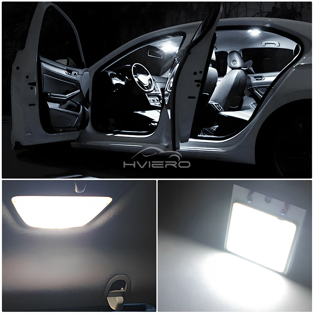1X T10 C5W COB 16/24/36/48SMD White Dome Reading Lamp Car Led Parking Bulb Super Bright Auto Interior Panel License Plate Light