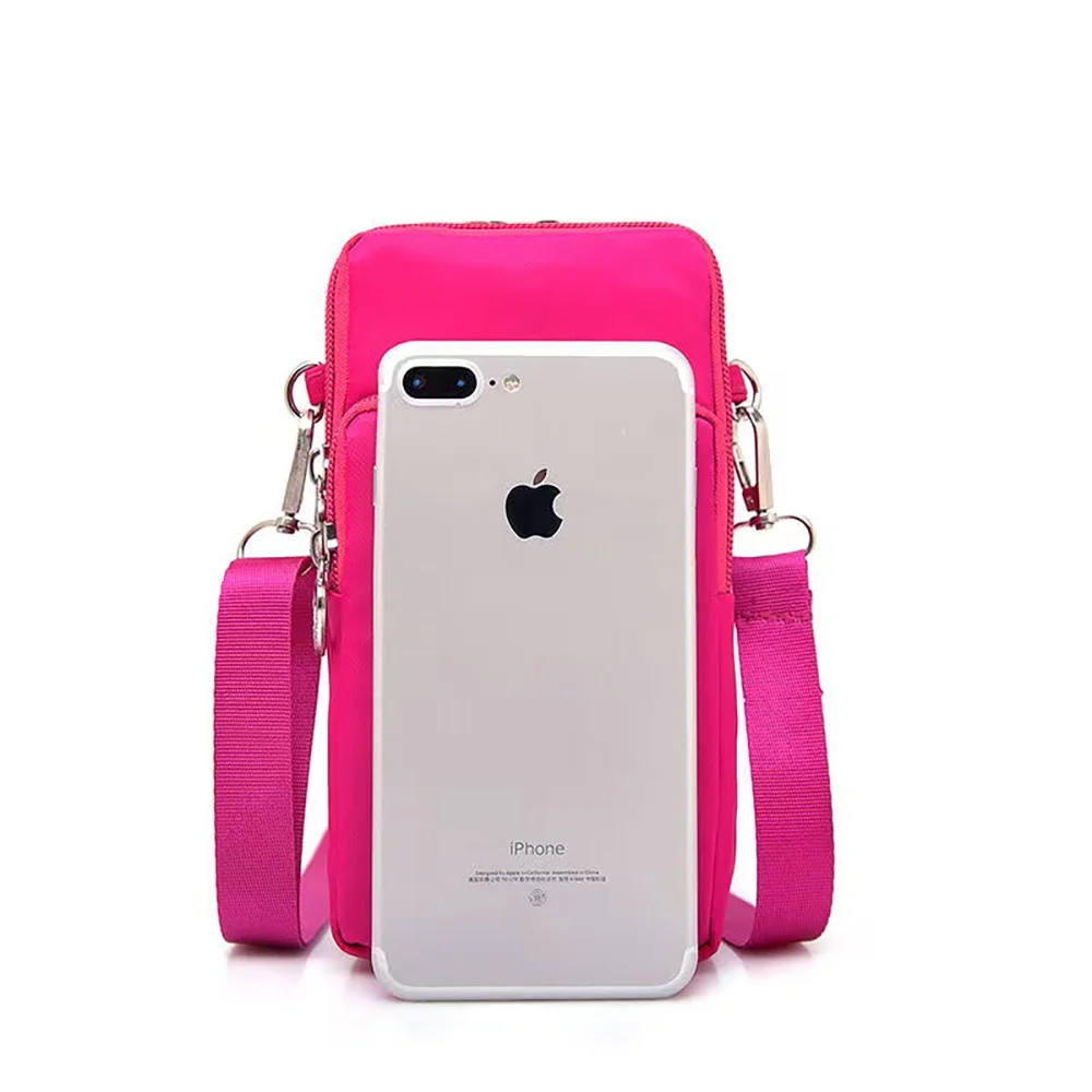 Universal Mobile Phone Bag for IPhone/Samsung/Huawei/LG/HTC Case Wallet Outdoor Sport Arm Purse Phone Pouch Women Shoulder Bags