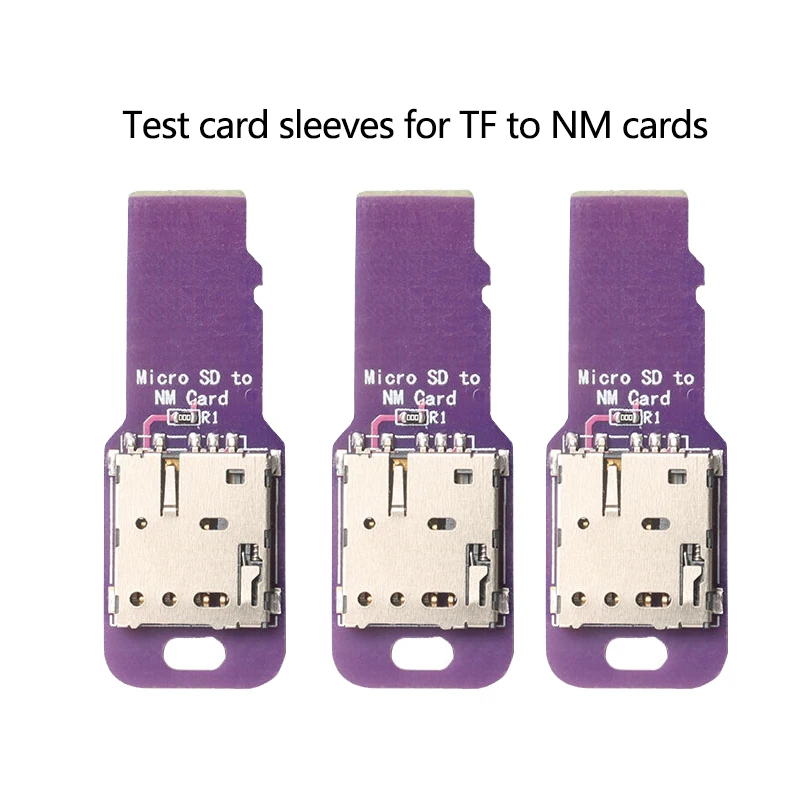 Adecuado para placas adaptadoras de tarjeta TF a NM, fundas de tarjeta de prueba de disipación de calor de tarjeta nano de conversión de extensión externa para TF