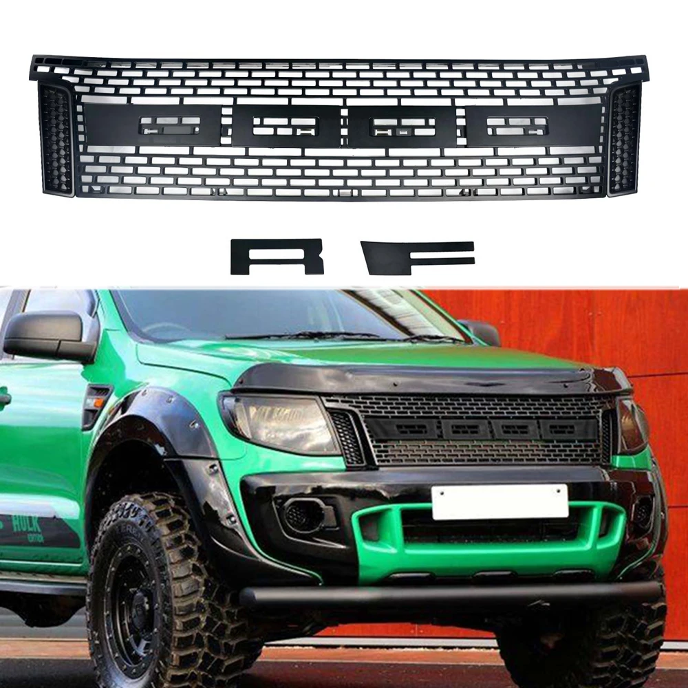 

Поп-модифицированная сетка для решетки Ranger T6 для Ranger T6 Wildtrak TXL 2012 2013 2014 2015, решетки переднего бампера, гоночная решетка, передняя ручка