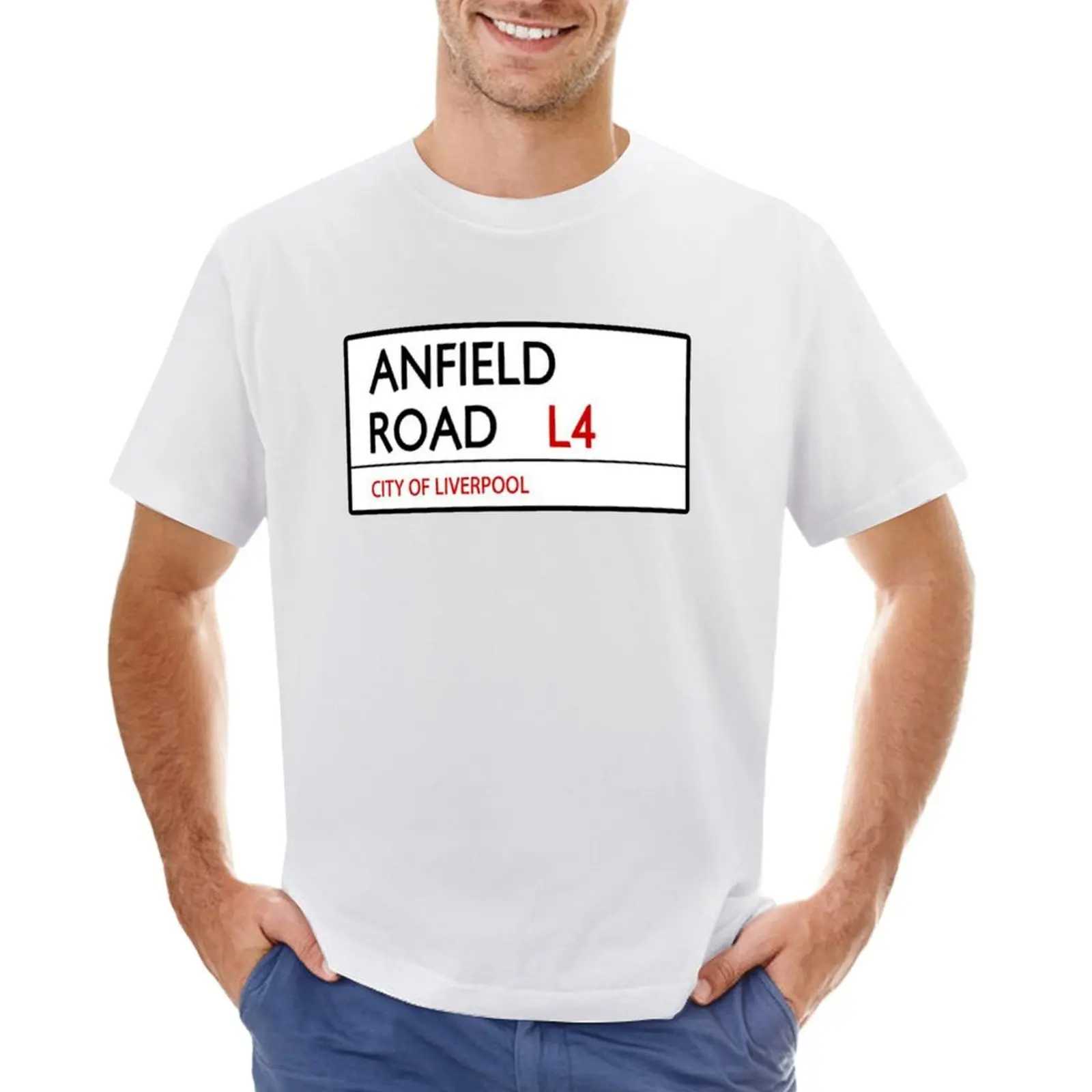 Lfc Anfield road T-shirt oversized plus sizes aesthetic clothes quick drying t shirts for men pack