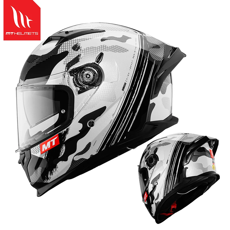 MT Braker SV Motorcycle Helmet ECE DOT Certification Full face Double lens Racing off-road Helmet Capacetes Cascos Para Moto
