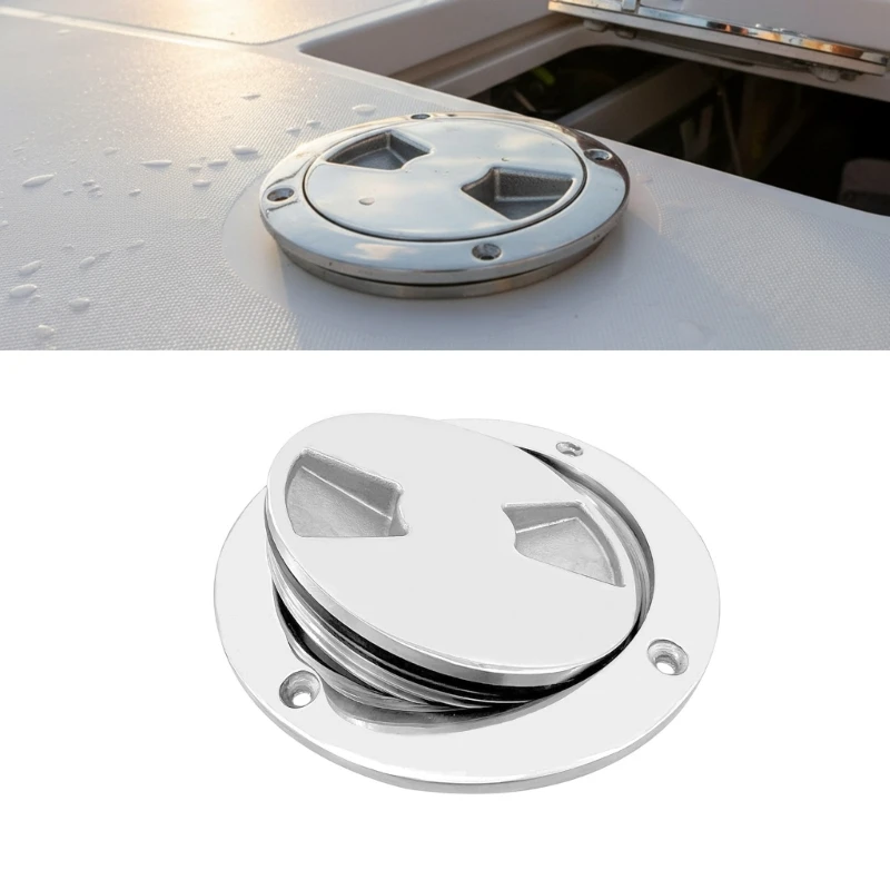 

316 Stainless Steel Detachable Deck Plate Marine Boat Accessory Corrosion Resistant D7YA