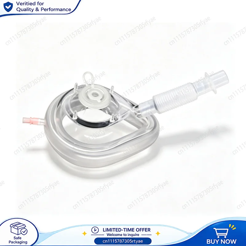 Endoscopy Mask Oxygen Anesthesia Mask Intubation Mask With Port Bite Block For Bronchoscopy Gastroscopy Examination Medical Use