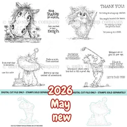 2026 May new Clear Stamp and Metal Cutting Dies Seal for DIY Die Scrapbooking photo album Card Making Decoration Supplies-