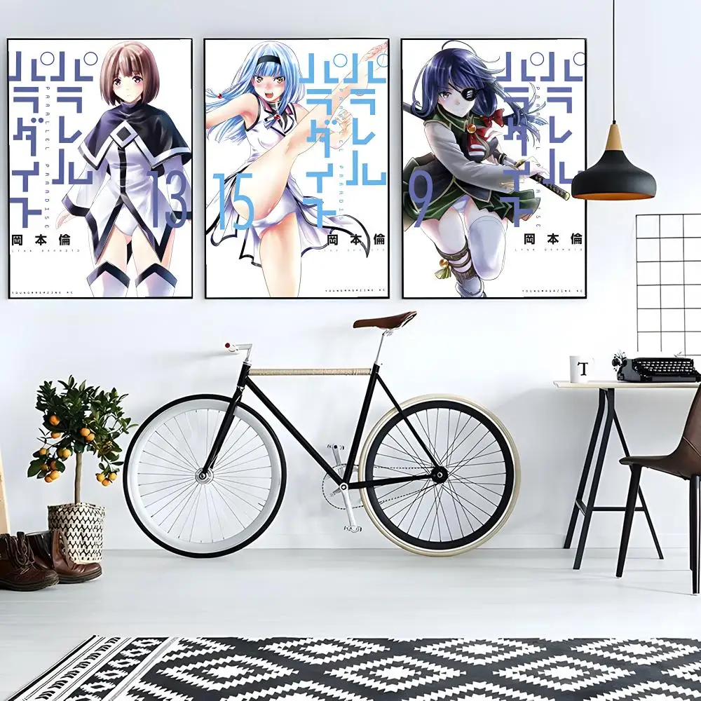Manga Fantasy Parallel Paradise Poster Modern Living Room Artwork & Beautiful Home Decor Style