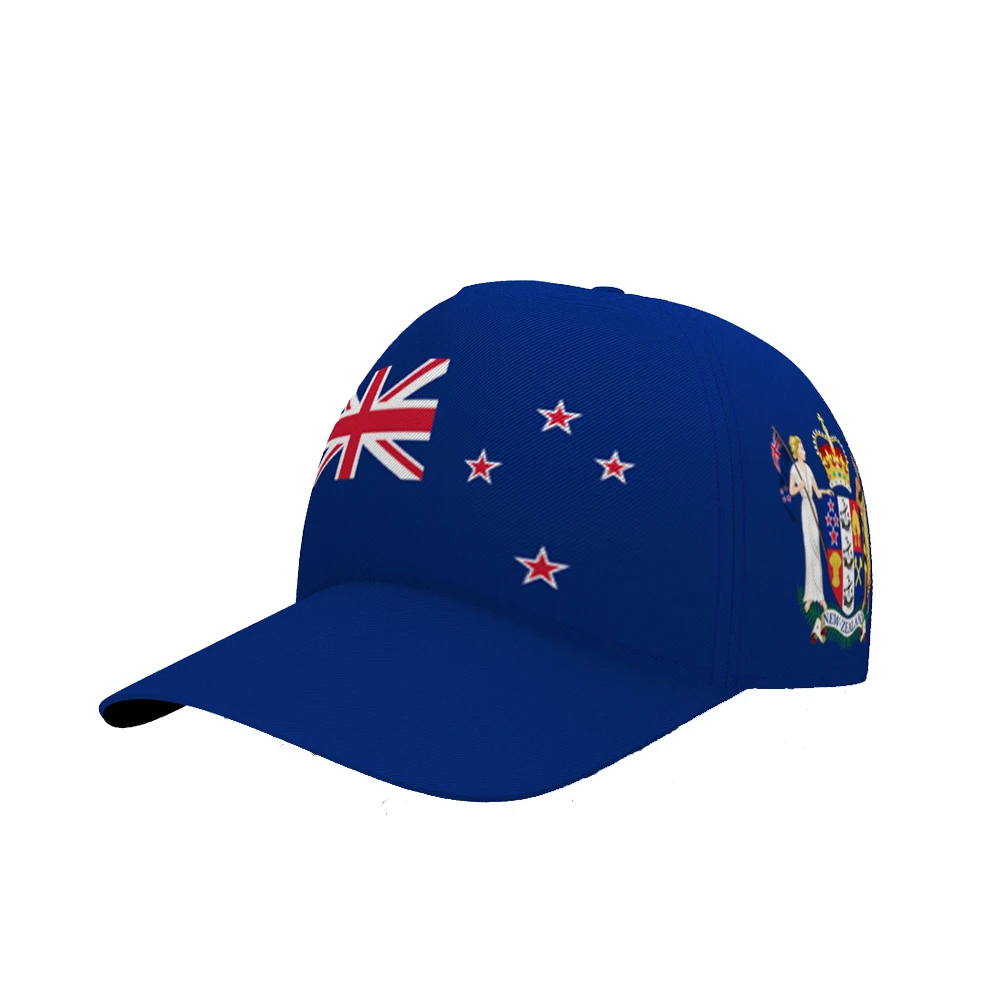 New Zealand Baseball Cap Custom Made Name Number Team Logo Nz Hat Nzl Country Travel Maori Nation Aotearoa Flag Photo Headgear