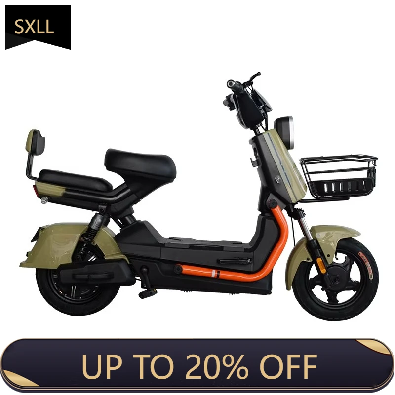 SXLL  High-quality two-wheeled electric motorcycle lead-acid 3-speed electric bicycle electric vehicle