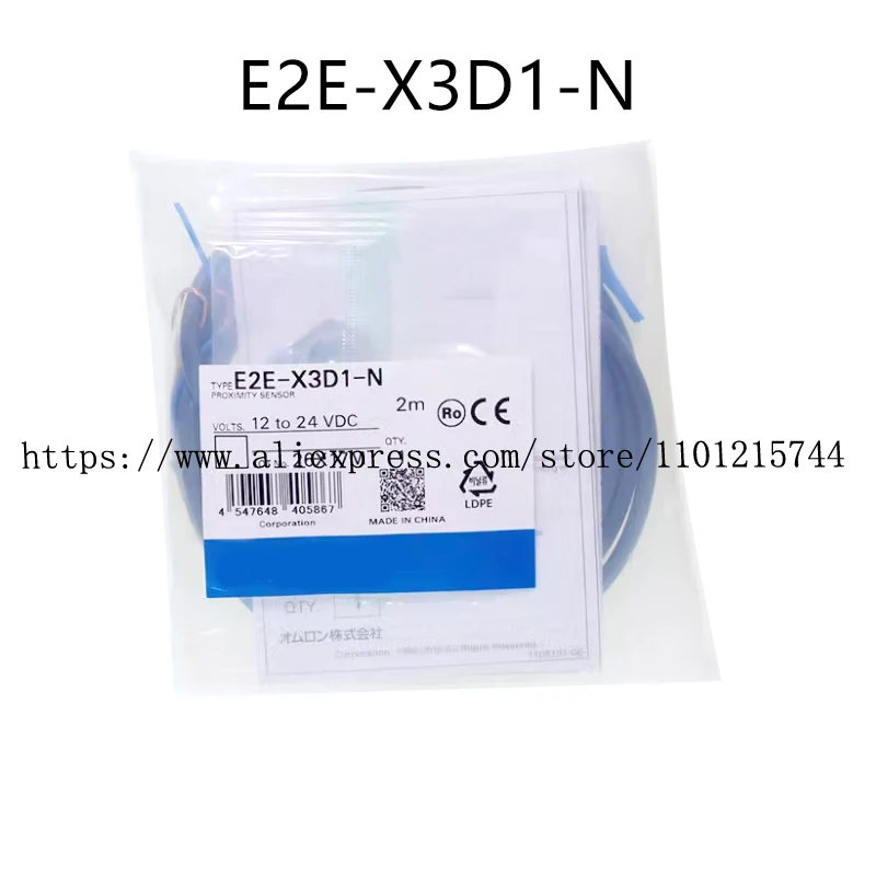 New Original PLC Controller E2E-X2D1-N E2E-X2D2-N E2E-X3D1-N E2E-X3D2-N E2E-X7D1-N E2E-X7D2-N    Moudle  One Year Warranty