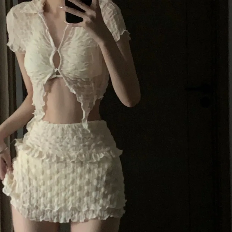 

Новинка 2025, разделенный женский купальник, бикини, трехсекционный купальник Feeling Babes, мясо, горячий весенний купальник, женский купальный костюм, женский купальный костюм