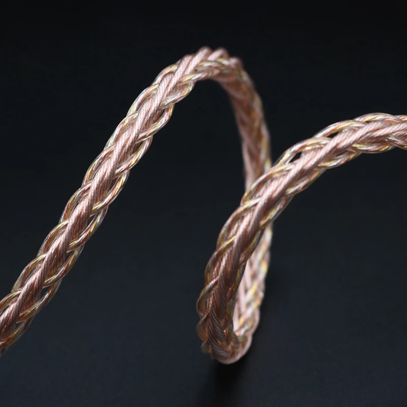 IvipQ 8-жильный высокочистый 26AWG + Модернизированный сменный Hi-Fi кабель для наушников 2,5 мм 3,5 мм 4,4 мм для MK3 LZ A6