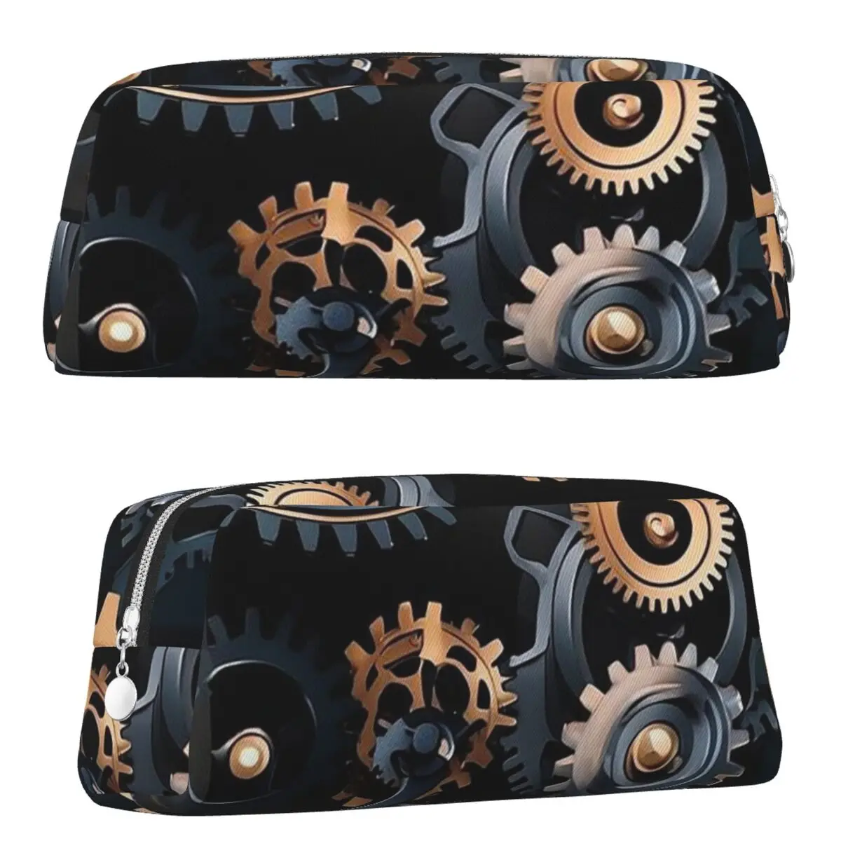 Mechanical Machine Gears Steampunk Style Pencil Cases for Student Gifts Pen Box Pencil Bag Pencil Pouch Pen Holder