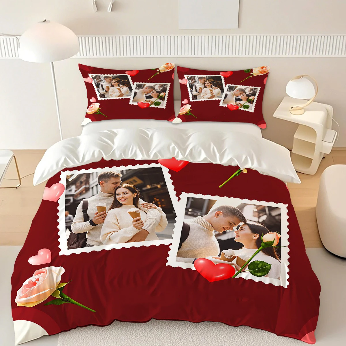 Customized images Duvet Cover Set Comforter Bedding Set 3D Children'S  Quilt Cover King Size Bedroom Comforte Cute Printed