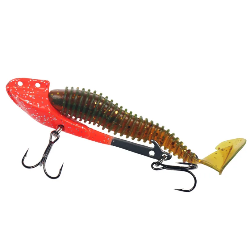 

Machete Jigging Head Lure 15g 6.5cm Wobbler Metal Micro Jig For Soft Worm Swimbait Luminous Sickle Shape Hook Predator Bass Pike