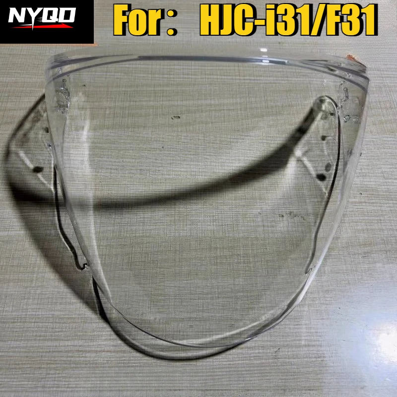 Motorcycle Helmet Visor for HJC F31/i31 Half Helmet Lens for HJC-i31 Original Windshield Anti-Fog Sticker Accessories